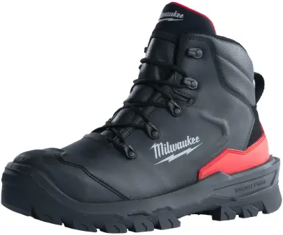 Bezpečnostní obuv, vodoodpudivá kůže nubuk, Milwaukee Armourtred™ 1M110111W ESD HRO SC FO LG SR černá barva (vel.39), 4932493763 (MI4932493763)